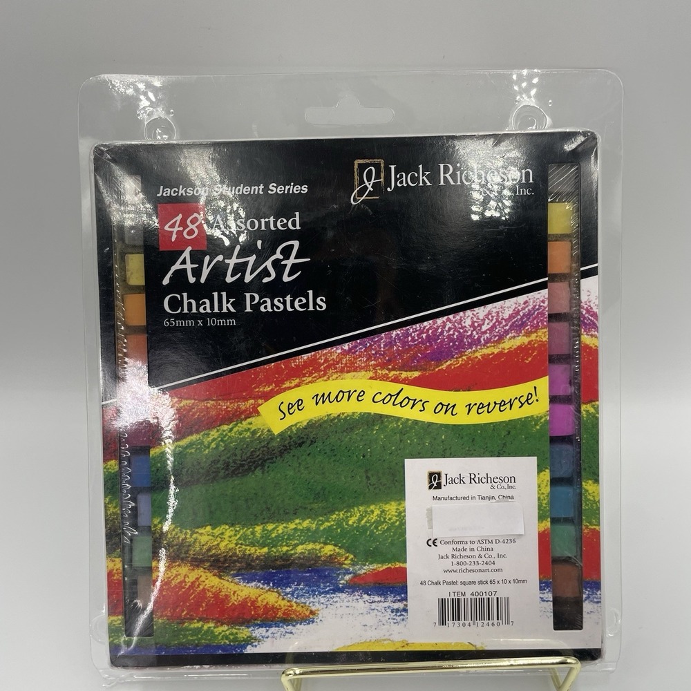 Jackson Student Artist Chalk Pastels 48 Count Assorted Jack Richeson 65mm X 10mm